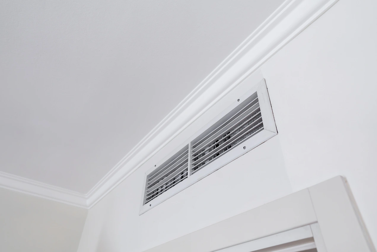 AC vent condensation in Denver home.